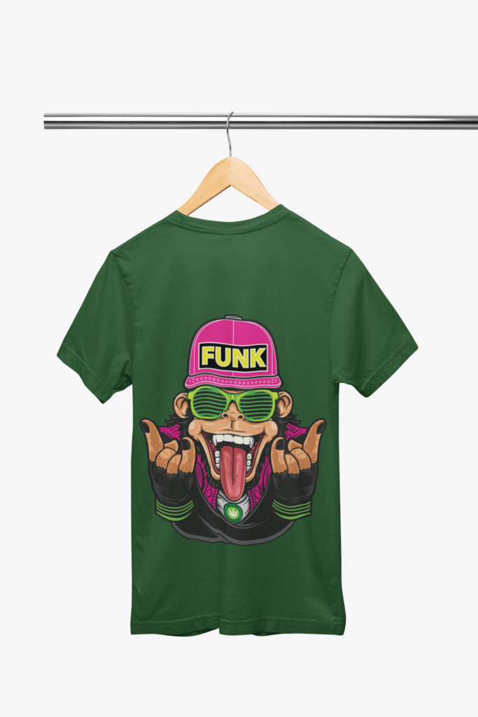 Funky Monkey With Cap T-shirt - Awestruck Clothing
