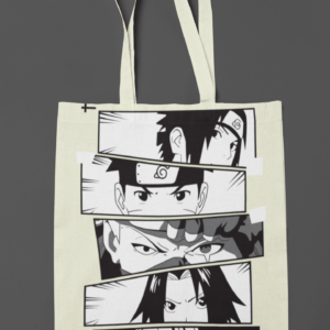 Naruto Manga Pannel Tote Bag | Tote Bag | Shoulder Bag | Market Bag | Accessories Bag | University Bag |