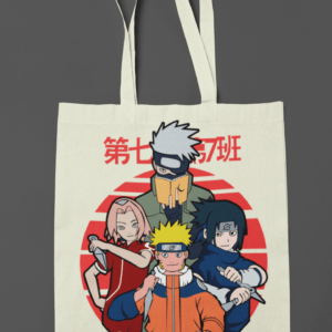 Team 7 Naruto Tote Bag | Tote Bag | Shoulder Bag | Market Bag | Accessories Bag | University Bag |