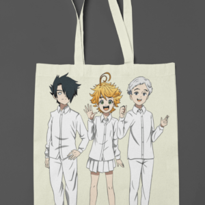 The Promised Neverland Tote Bag | Tote Bag | Shoulder Bag | Market Bag | Accessories Bag | University Bag |