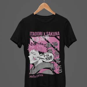 Itadori X Sukuna Round Neck Daily Wear T-shirt