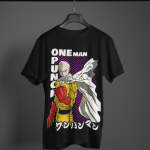 One Punch Man Round Neck Daily Wear T-shirt