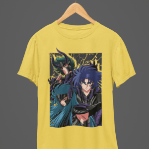 Saint Seiya: Knights of the Zodiac Round Neck Daily Wear T-shirt