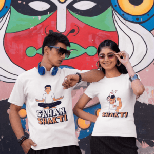 Shakti - Sahan Shakti Round Neck Couple T-shirts