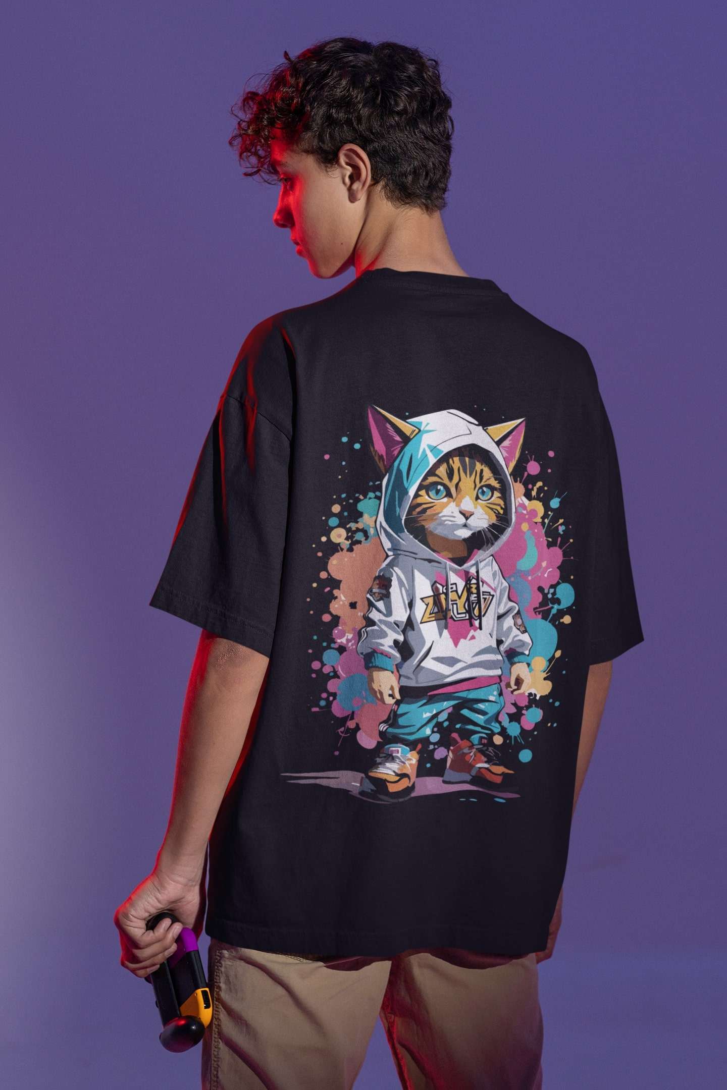 back-view-mockup-of-a-young-gamer-wearing-an-oversized-tee-m28456 (38) Oversized T Shirts Online